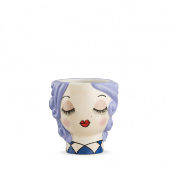 Egan Vaso in ceramica dal design moderno Gaia Le Pupazze