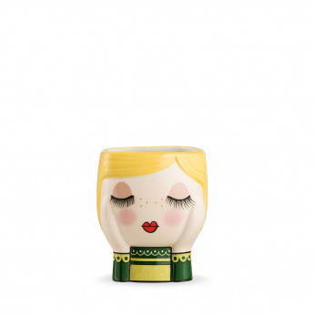 Egan Vaso in ceramica dal design moderno Mimì Le Pupazze