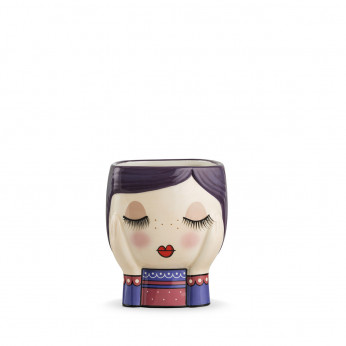 Egan Vaso in ceramica dal design moderno Mimì Le Pupazze