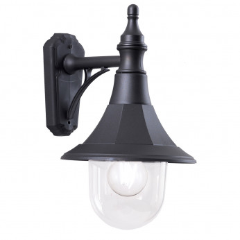 Elstead Lighting Applique da parete per esterno con struttura in resina e diffusore in acrilico Shannon