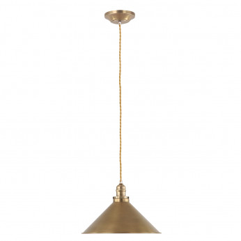 Elstead Lighting Lampada a sospensione con struttura paralume in acciaio dal design industrial Provence