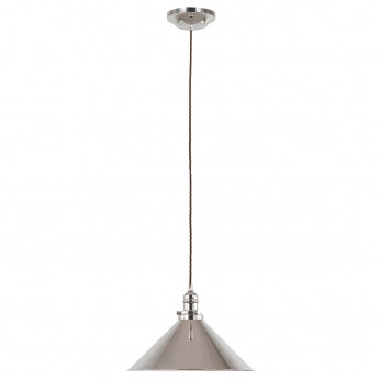 Elstead Lighting Lampada a sospensione con struttura paralume in acciaio dal design industrial Provence
