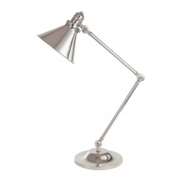 Elstead Lighting Lampada da tavolo dal design industrial struttura e paralume in acciaio Provence