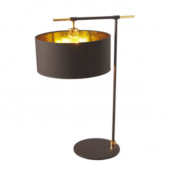 Elstead Lighting Lampada da tavolo in acciaio con diffusore in tessuto dal design moderno Balance