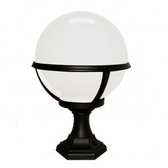 Elstead Lighting Lampioncino da giardino basso in resina e diffusore in acrilico Glenbeigh