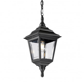 Elstead Lighting Lanterna a catena da esterno con struttura in polimero dal design rustico Kerry