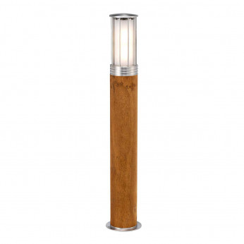 Elstead Lighting Paletto luce moderno per giardino in acciaio con diffusore in vetro Hornsea