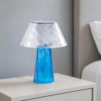 Emporium Abat jour moderna in plexiglass con paralume sfaccettato Tata