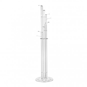 Emporium Appendiabiti da terra con struttura in plexiglass dal design moderno Manhattan