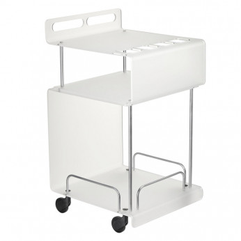 Emporium Carrello da cucina su ruote con struttura in plexiglass Ondina