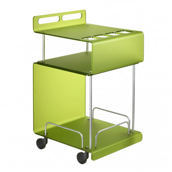 Emporium Carrello da cucina su ruote con struttura in plexiglass Ondina
