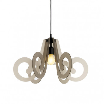 Emporium Lampada a sospensione con diffusore in plexiglass grande Ricciolo