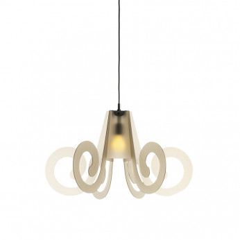 Emporium Lampada a sospensione con diffusore in plexiglass Ricciolo