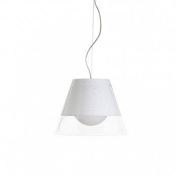 Emporium Lampada a sospensione per esterni con diffusore in plexiglass medio Quattro Stagioni