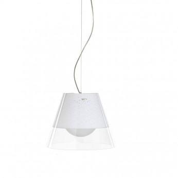 Emporium Lampada a sospensione per esterni con diffusore in plexiglass piccolo Quattro Stagioni