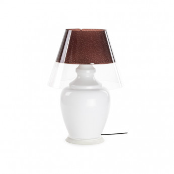 Emporium Lampada da terra moderna con diffusore in plexiglass Angipù