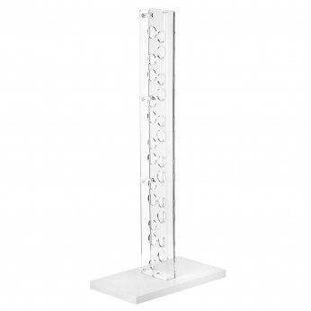 Emporium Portabottiglie da terra in plexiglas dal design moderno Perbacco
