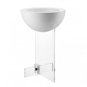 Emporium Vaso da interni alto in plexiglass e PVC Erbvoglio