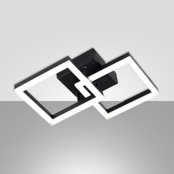 Fabas Luce Plafoniera da soffito a led con struttura in metallo e metacrilato grande Bard