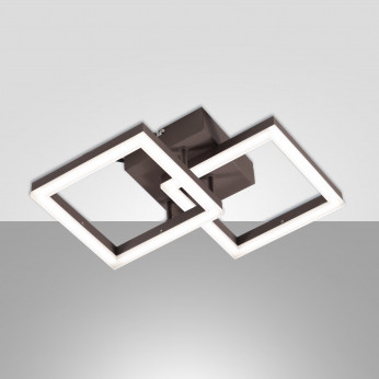 Fabas Luce Plafoniera da soffito a led con struttura in metallo e metacrilato grande Bard