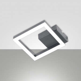 Fabas Luce Applique da parete a led con struttura in metallo e metacrilato piccola Bard