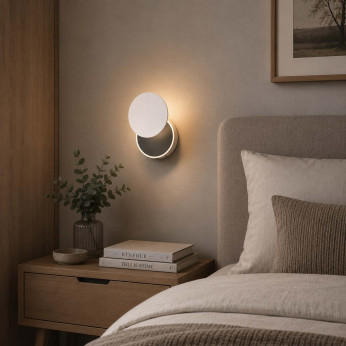 Fabas Luce Applique da parete a LED dimmerabile con struttura in metallo in stile moderno Ara