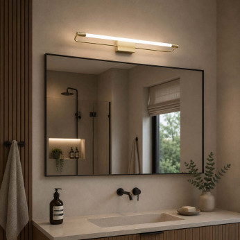 Fabas Luce Applique da parete a LED media con struttura in metallo design moderno Rapallo