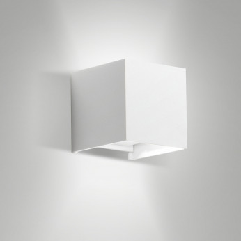 Fabas Luce Applique LED da esterno in alluminio dal design moderno Cuba