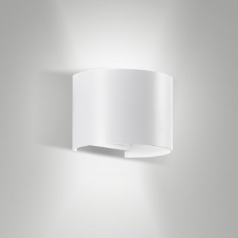 Fabas Luce Applique LED da esterno in alluminio rotonda dal design moderno Cody