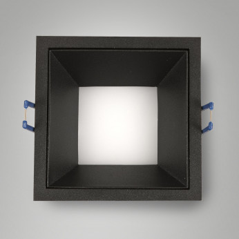 Fabas Luce Faretto a incasso quadrato in alluminio con diffusore a led Kris