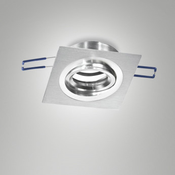 Fabas Luce Faretto da incasso quadrato in alluminio orientabile dal design moderno Davis