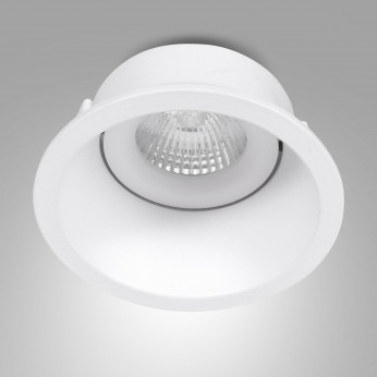 Fabas Luce Faretto da incasso tondo con portalampada in alluminio Toodle