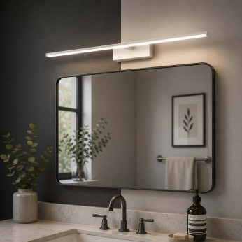 Fabas Luce Lampada da parete media a LED con struttura in metallo in stile moderno Nala