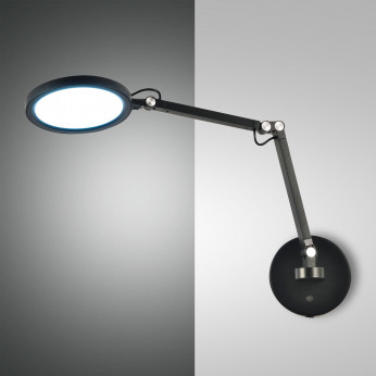 Fabas Luce Lampada da parete orientabile a led dal design moderno ed elegante Regina