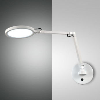Fabas Luce Lampada da parete orientabile a led dal design moderno ed elegante Regina