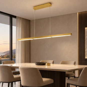 Fabas Luce Lampadario moderno con diffusore lineare a led Ling