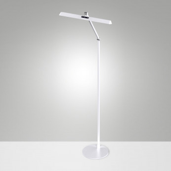 Fabas Luce Piantana a led moderna con struttura in alluminio e diffusore in metacrilato Beba