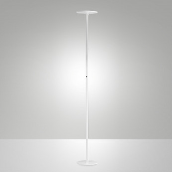 Fabas Luce Piantana a led orientabile in metallo e diffusore in metacrilato Regina