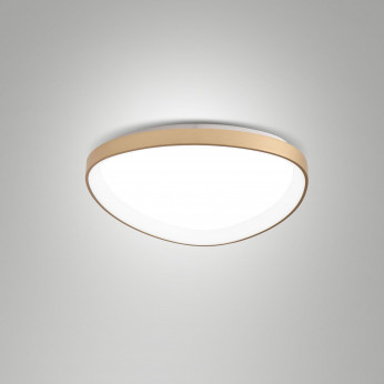 Fabas Luce Plafoniera a LED in metallo con diffusore piccolo in metacrilato Quirk