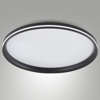 Fabas Luce Plafoniera moderna a LED con struttura in metallo e metacrilato grande Isy