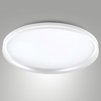 Fabas Luce Plafoniera moderna a LED con struttura in metallo e metacrilato grande Isy