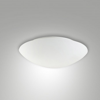 Fabas Luce Plafoniera piccola LED rotonda in metallo e diffusore in vetro design moderno Pandora