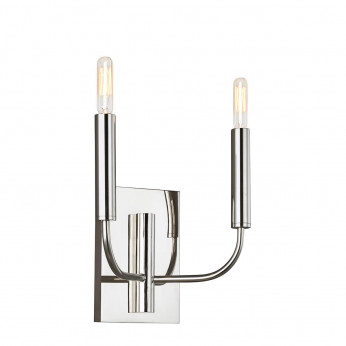 Feiss Applique moderna con struttura in acciaio e con doppio diffusore Brianna