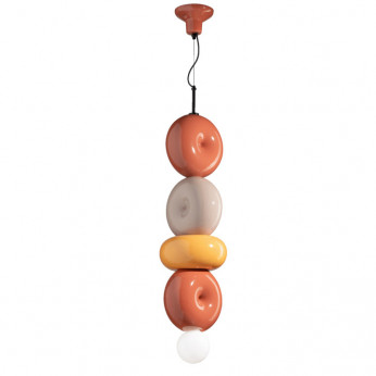 FerroLuce Lampada a sospensione grande in ceramica dal design moderno ed elegante Bumbum