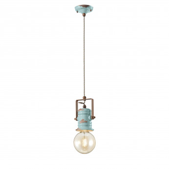 FerroLuce Lampada a sospensione in ceramica in stile industrial Urban