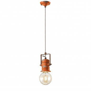 FerroLuce Lampada a sospensione in ceramica in stile industrial Urban