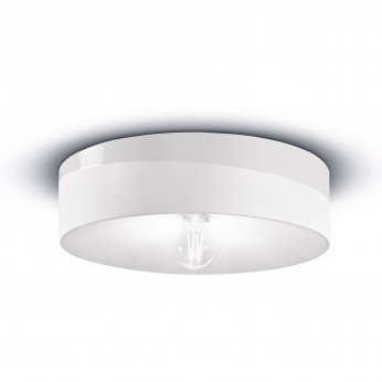 FerroLuce Plafoniera a soffitto grande rotonda interamente in ceramica dal design moderno Pi
