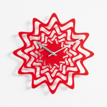 Progetti Orologio da parete modenro in metallo "Flux"