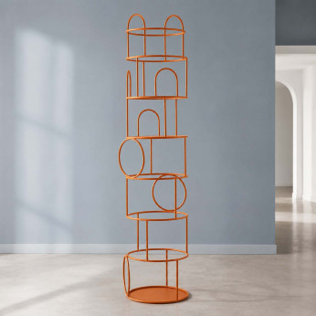 Formae Appendiabiti da terra in acciaio di design moderno "Zenobio"