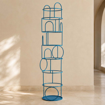 Formae Appendiabiti da terra in acciaio di design moderno "Zenobio" 